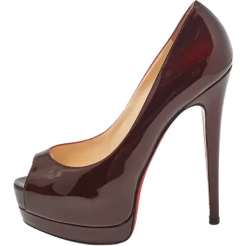 Pre-owned Pumps, female, , Size: 5 1/2 US Pre-owned Leather heels - Christian Louboutin Pre-owned - Modalova