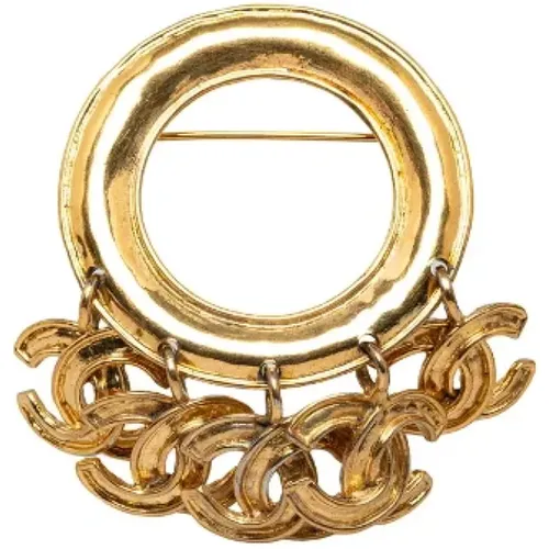 Pre-owned Jewellery, female, , Size: ONE SIZE Pre-owned Metal brooches - Chanel Vintage - Modalova