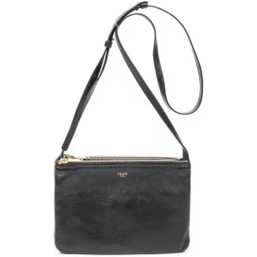 Pre-owned Cross Body Bags, female, , Size: ONE SIZE Pre-owned Leather celine-bags - Celine Vintage - Modalova