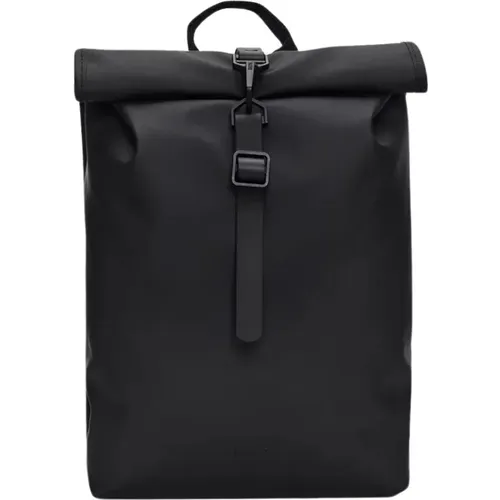 Rolltop Mini Backpack , male, Sizes: ONE SIZE - Rains - Modalova