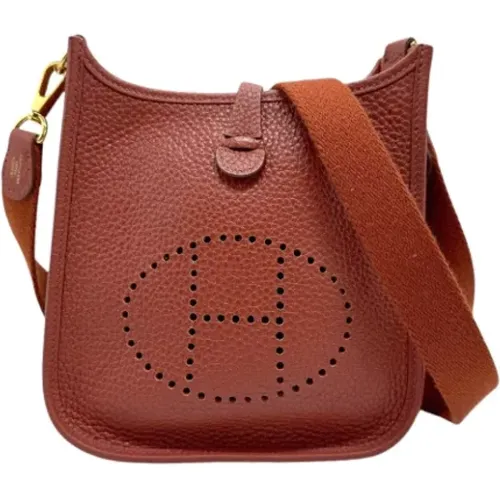 Pre-owned Cross Body Bags, female, , Size: ONE SIZE Pre-owned Leather shoulder-bags - Hermès Vintage - Modalova