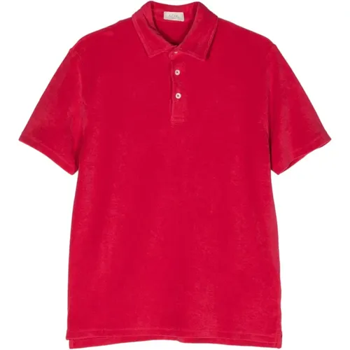 Towelling Polo Shirt , male, Sizes: L - Altea - Modalova