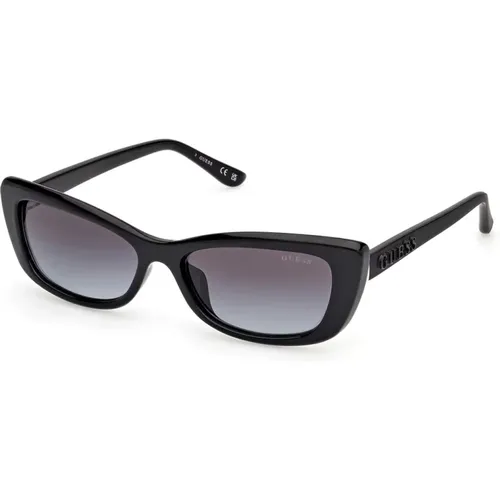 Sunglasses Gu00156-H/S 01B /Grey , female, Sizes: 55 MM - Guess - Modalova