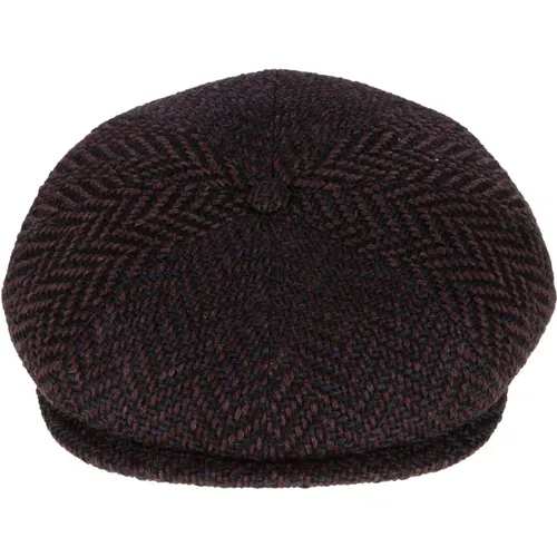 Soft Flat Cap with Duckbill , male, Sizes: 60 CM - Borsalino - Modalova