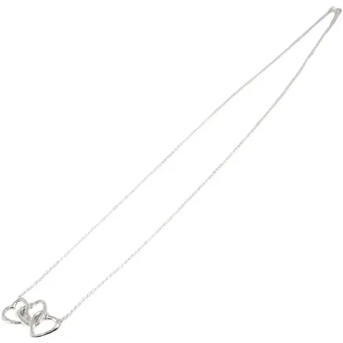 Pre-owned Jewellery, female, , Size: ONE SIZE Pre-owned Silver necklaces - Tiffany & Co. Pre-owned - Modalova