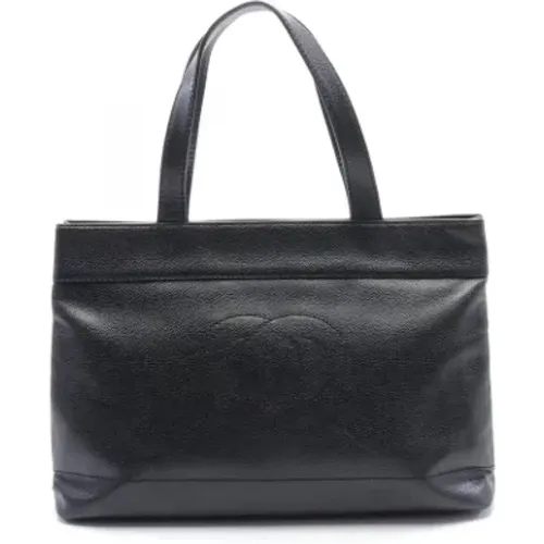 Pre-owned Tote Bags, female, , Size: ONE SIZE Pre-owned Leather chanel-bags - Chanel Vintage - Modalova