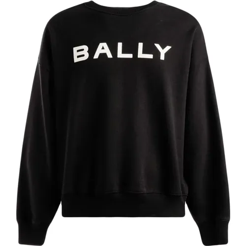 Sweatshirts, male, , Size: M Logo Sweatshirt - Bally - Modalova