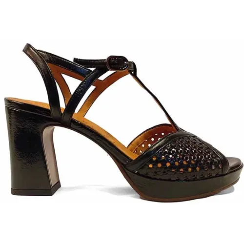 Metallic Leather Ankle Strap Sandals , female, Sizes: 3 UK - Chie Mihara - Modalova