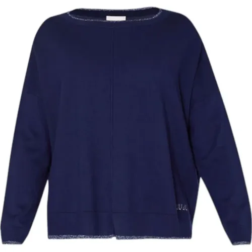 Hochgeschlossener Pullover , Damen, Größe: L - Liu Jo - Modalova