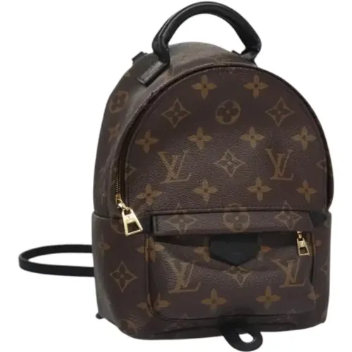 Pre-owned Backpacks, female, , Size: ONE SIZE Pre-owned Canvas Backpack - Louis Vuitton Vintage - Modalova