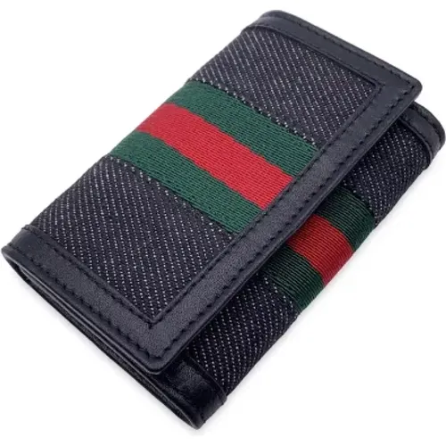 Pre-owned Wallets, female, , Size: ONE SIZE Pre-owned Canvas home-office - Gucci Vintage - Modalova