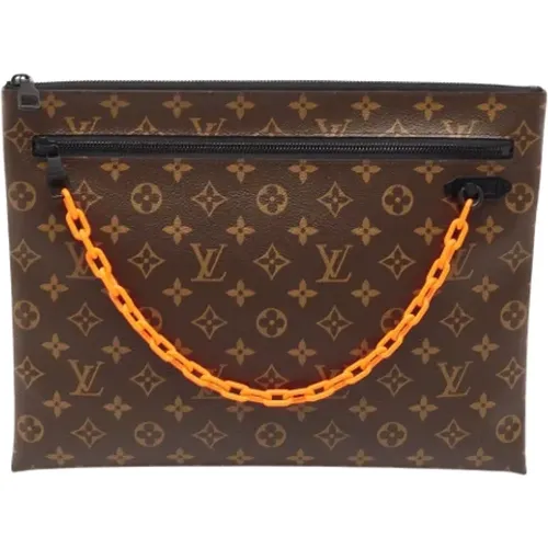 Pre-owned Handbags, male, , Size: ONE SIZE Pre-owned Canvas handbags - Louis Vuitton Vintage - Modalova