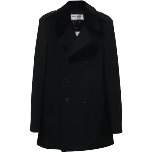 Pre-owned Coats, male, , Size: 3XS Pre-owned Wool outerwear - Yves Saint Laurent Vintage - Modalova