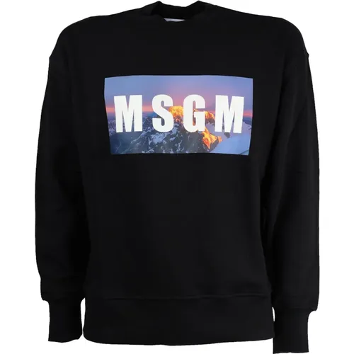 Sweatshirt , Herren, Größe: S - Msgm - Modalova
