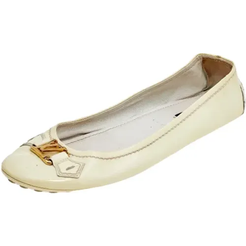 Pre-owned Flats, female, , Size: 9 1/2 US Pre-owned Leather flats - Louis Vuitton Vintage - Modalova