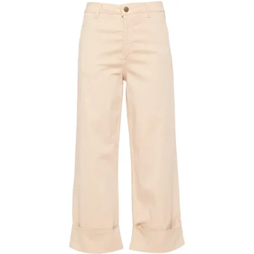 Cotton Capri Trousers , female, Sizes: XS - D.Exterior - Modalova