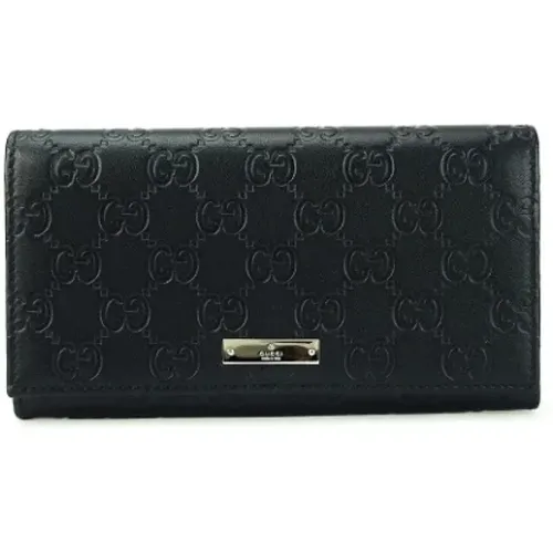 Pre-owned Leather wallets , female, Sizes: ONE SIZE - Gucci Vintage - Modalova