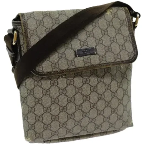 Pre-owned Cross Body Bags, female, , Size: ONE SIZE Pre-owned Canvas gucci-bags - Gucci Vintage - Modalova