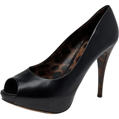 Pre-owned Pumps, female, , Size: 10 US Pre-owned Leather heels - Dolce & Gabbana Pre-owned - Modalova