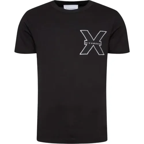 Herren Casual T-Shirt Eatert , Herren, Größe: XL - John Richmond - Modalova