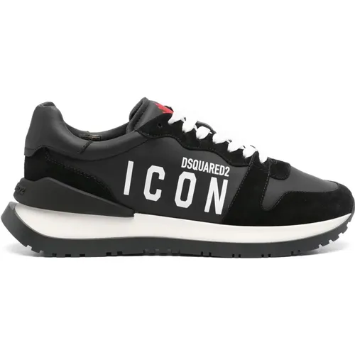 Running Flat Shoes , male, Sizes: 11 UK - Dsquared2 - Modalova