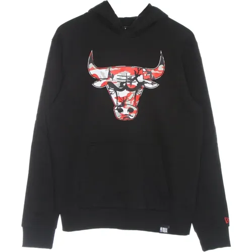 Hoodies, male, , Size: XL Chicago Bulls Logo Hoodie - new era - Modalova