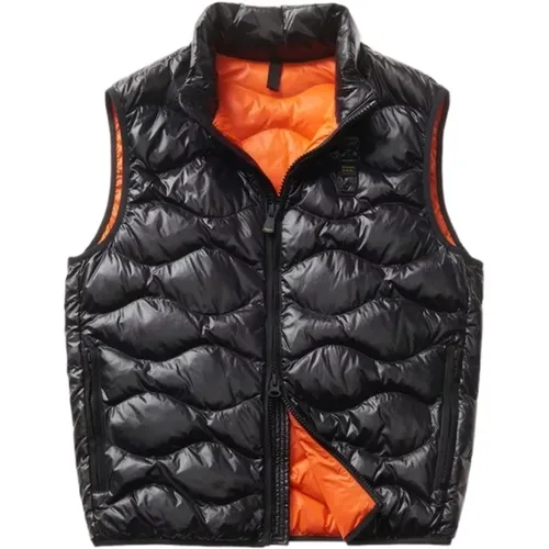 Mens Wave King Sleeveless Jacket , male, Sizes: XL, 2XL, L - Blauer - Modalova