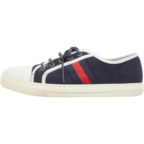 Pre-owned Canvas sneakers , female, Sizes: 11 1/2 UK - Gucci Vintage - Modalova