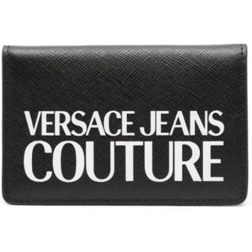 Schwarze Geldbörsen - Stilvolles Design , Herren, Größe: ONE Size - Versace Jeans Couture - Modalova