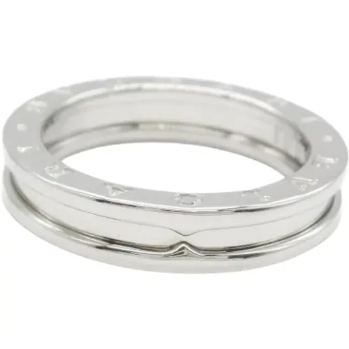 Pre-owned White Gold rings , female, Sizes: ONE SIZE - Bvlgari Vintage - Modalova