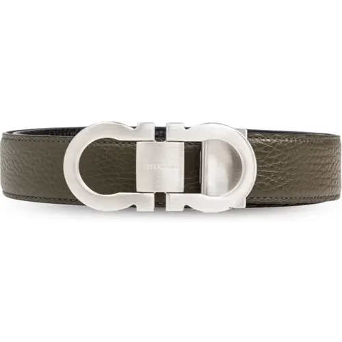 Belts, male, , Size: 105 CM Reversible belt - Salvatore Ferragamo - Modalova