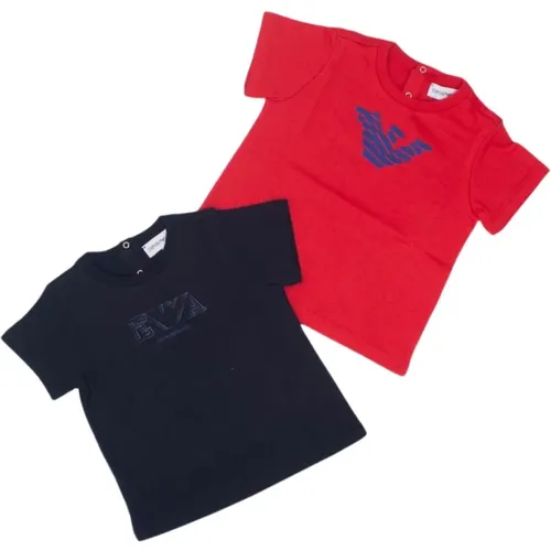 Kurzarm Logo Print T-shirt Set - Armani - Modalova