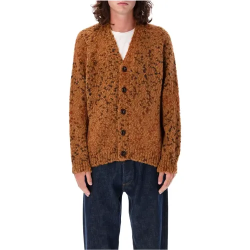 Tan Jacquard Cardigan Strickwaren Aw24 - YMC You Must Create - Modalova