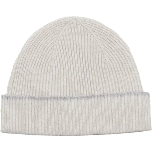 Beanies, male, , Size: ONE SIZE Cashmere Knitted Hat - Eleventy - Modalova