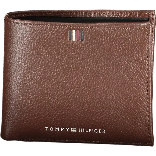 Wallets & Cardholders, male, , Size: ONE SIZE Men's Wallet with Contrast Details - Tommy Hilfiger - Modalova