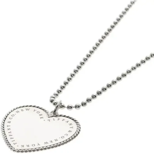 Pre-owned Jewellery, female, , Size: ONE SIZE Pre-owned Silver necklaces - Tiffany & Co. Pre-owned - Modalova