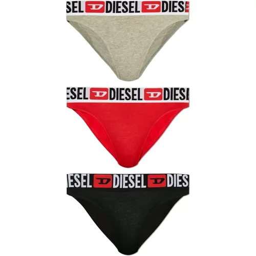 Bottoms, female, , Size: XS Three-pack of briefs Ufpn-Panties-Td-Threepack - Diesel - Modalova