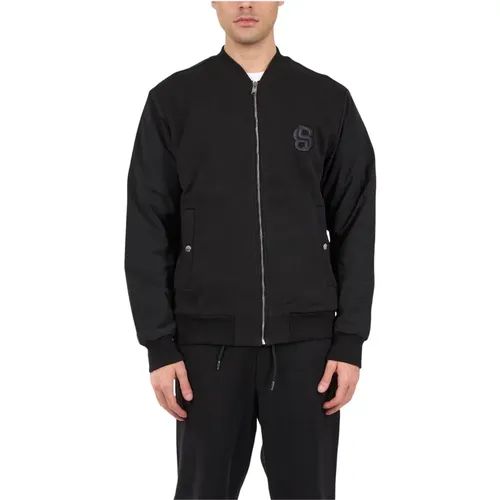 Baumwoll Zip-Up Pullover Hugo Boss - Hugo Boss - Modalova