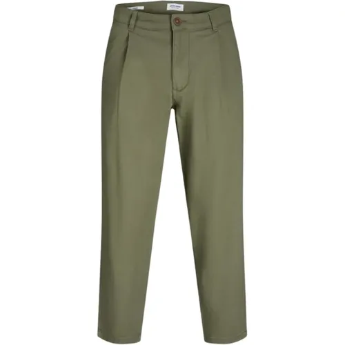 Chinos, male, , Size: W32 L34 Stylish Pants - jack & jones - Modalova