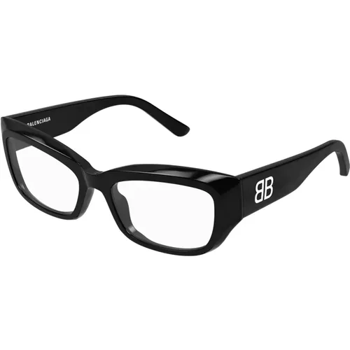 Glasses, unisex, , Size: 55 MM Pale Gold Eyewear Frames - Balenciaga - Modalova