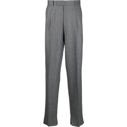 Pleated Wool Pants , male, Sizes: L - Ermenegildo Zegna - Modalova