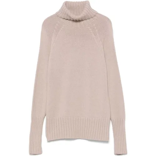 Merinowolle Dove Grey Pullover , Damen, Größe: L - Drumohr - Modalova