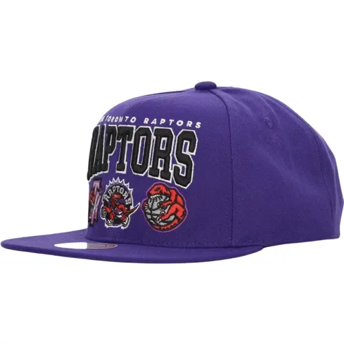 Caps, male, , Size: ONE SIZE Toronto Raptors NBA Champ Snapback Cap - Mitchell & Ness - Modalova