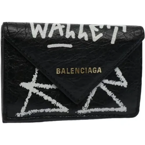 Pre-owned Wallets, female, , Size: ONE SIZE Pre-owned Leather wallets - Balenciaga Vintage - Modalova