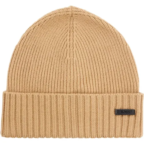 Beanies, male, , Size: ONE SIZE Hat - Hugo Boss - Modalova