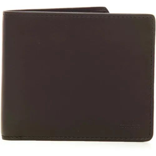 Zip Leather Wallet - Medium Size , male, Sizes: ONE SIZE - Boss - Modalova