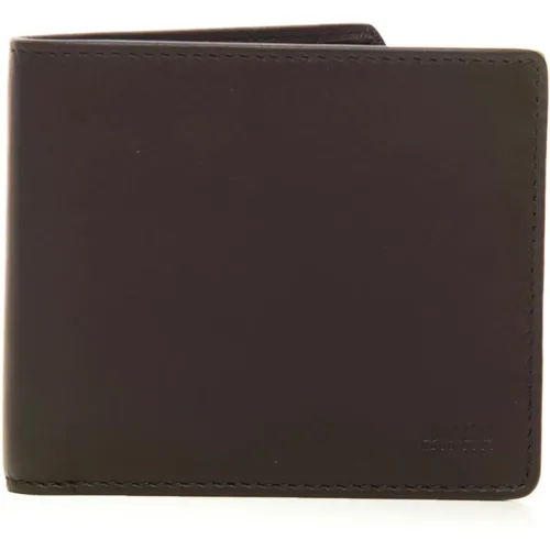 Wallets & Cardholders, male, , Size: ONE SIZE Zip Leather Wallet - Medium Size - Boss - Modalova