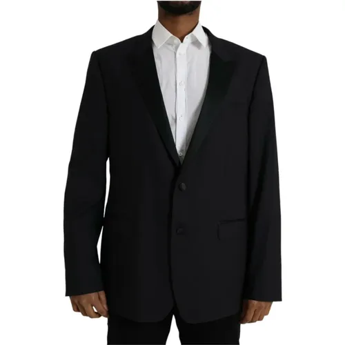 Blazers, male, , Size: 4XL Martini Slim Fit Blazer - Dolce & Gabbana - Modalova