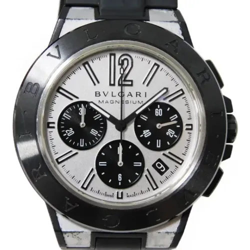 Pre-owned Stainless Steel watches , male, Sizes: ONE SIZE - Bvlgari Vintage - Modalova