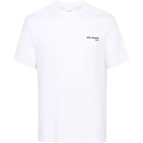 Weißes T-Shirt mit Logo-Print - Axel Arigato - Modalova
